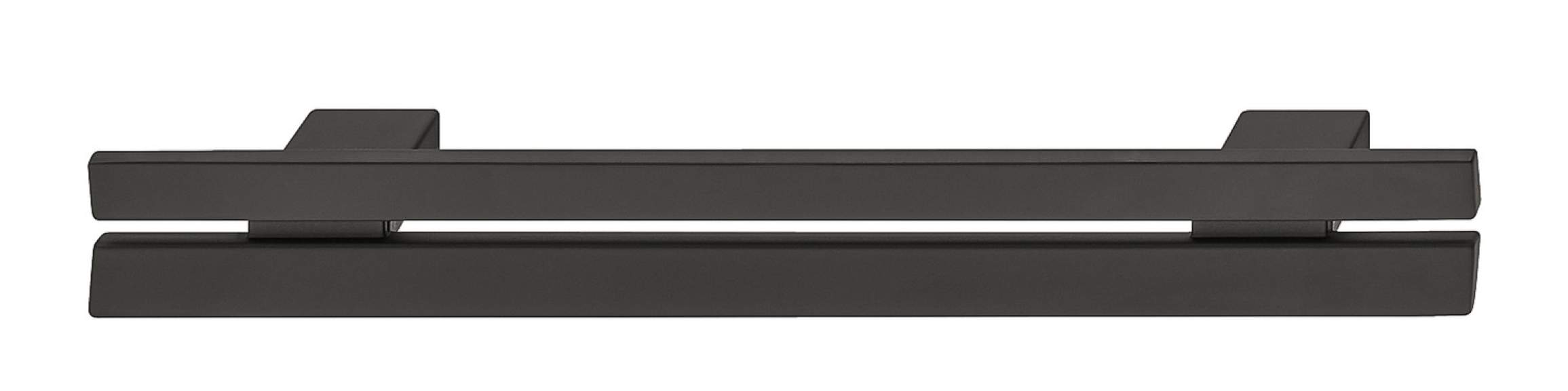 Ручка мебельная скоба Häfele Déco чёрный матовый 188 x 27 /128 мм 10670480