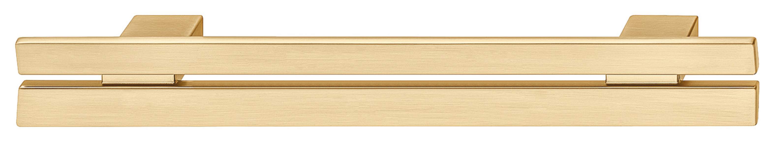 Ручка мебельная скоба Häfele Déco золотистый брашированный 188 x 27 /128 мм 10670500