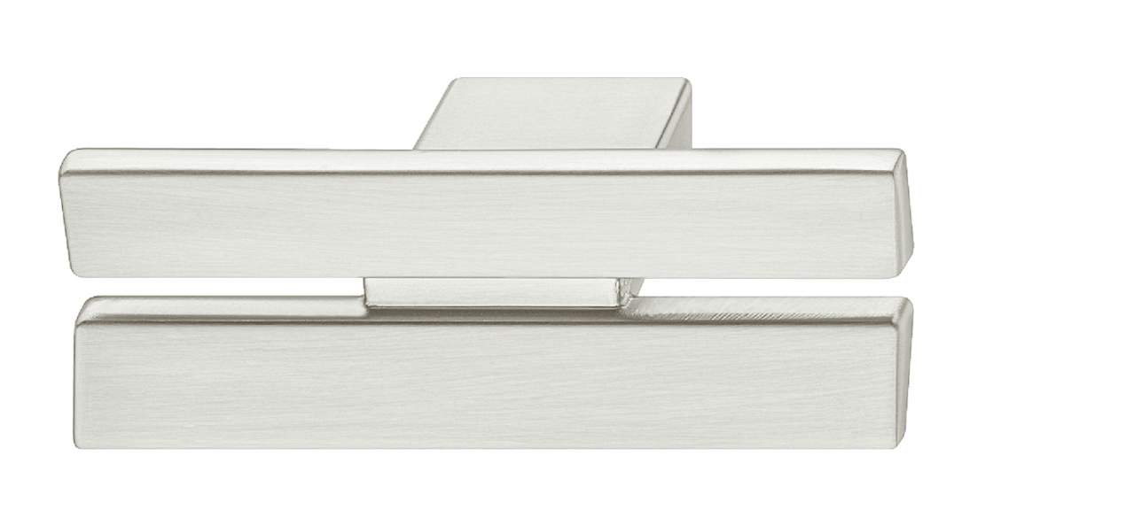 Ручка-кнопка Häfele Déco нікель браш 60 x 27 мм 10670511