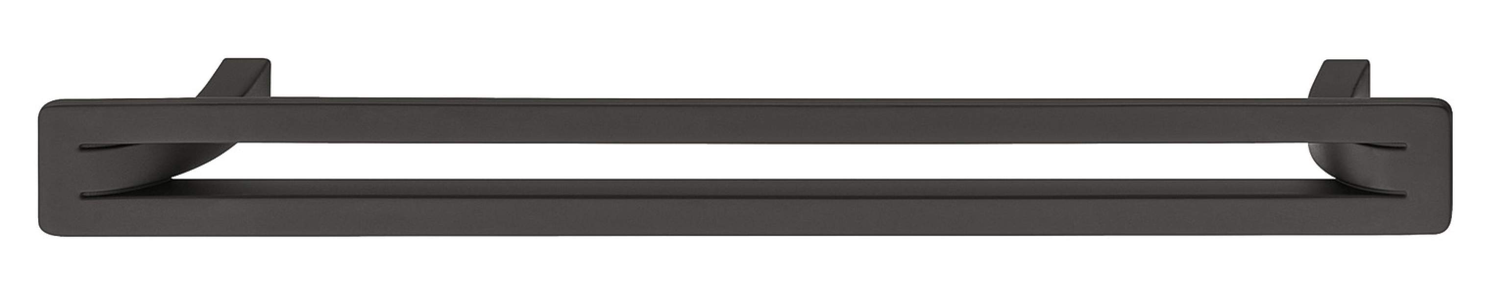 Ручка меблева скоба Häfele Déco чорний матовий 244 x 31 /192 мм 10670561