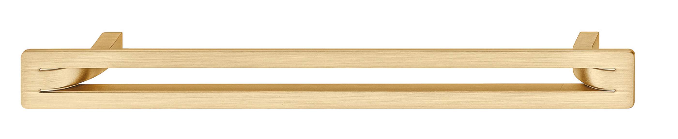 Ручка меблева скоба Häfele Déco золотистий браш 180 x 31 /128 мм 10670580