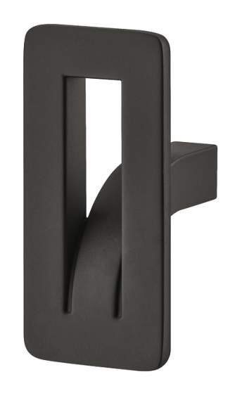 Ручка-кнопка Häfele Déco чорний матовий 52 x 31 мм 10670590