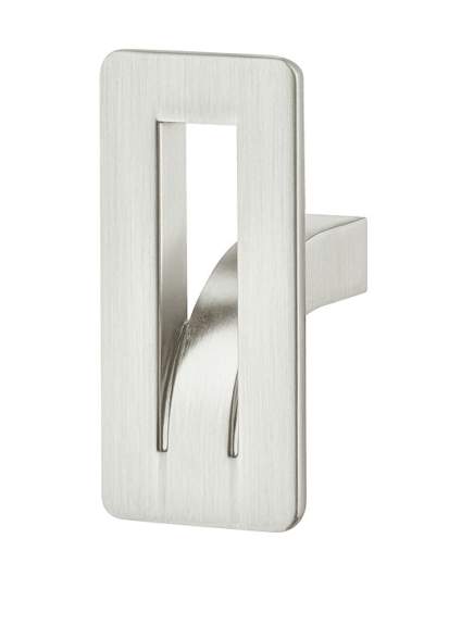 Ручка-кнопка Häfele Déco нікель браш 52 x 31 мм 10670591