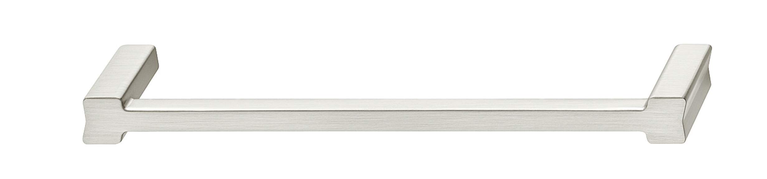 Ручка меблева скоба Häfele Déco нікель браш 140 x 30 /128 мм 10670650