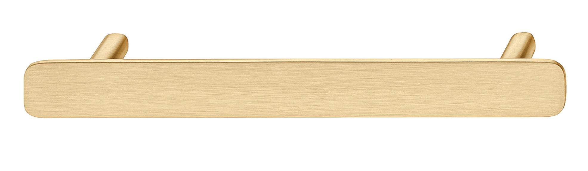 Ручка меблева скоба Häfele Déco золотистий браш 200 x 28 /160 мм 10670292