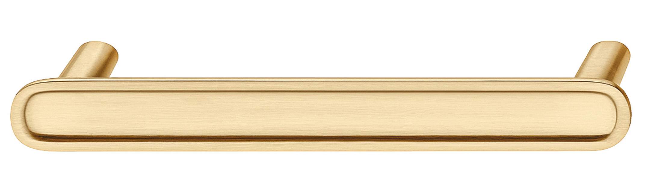 Ручка меблева скоба Häfele Déco золотистий браш 214 x 29 /192 мм 10670343