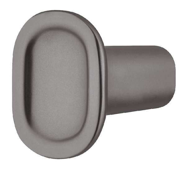 Ручка-кнопка Häfele Déco серый титан матовый 24 x 29 мм 10670374