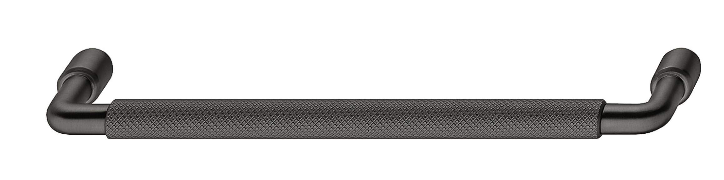 Ручка меблева скоба Häfele Déco чорний матовий 204 x 32 /192 мм 10670383
