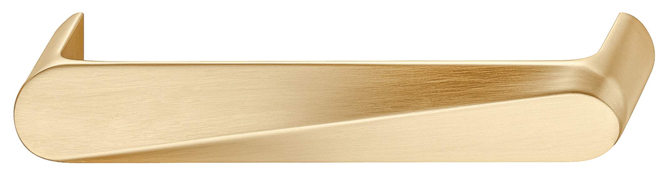 Ручка меблева скоба Häfele Déco золотистий браш 137 x 31 /128 мм 10670602