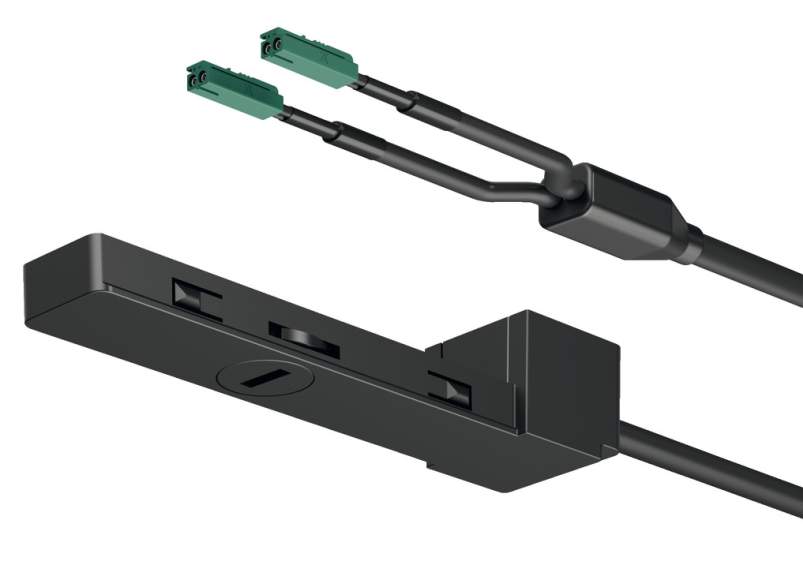Живлення Hafele Lighting OneCable для драйверів до 240 Вт (2х120 Вт) 1000 мм чорний 83368354