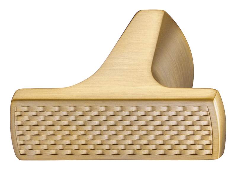 Ручка-кнопка Häfele Déco золотистый брашированный 41 x 26 мм 10671322