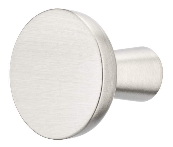 Ручка-кнопка Häfele Déco никель брашированный 31.5 x 31.5 мм 10671371