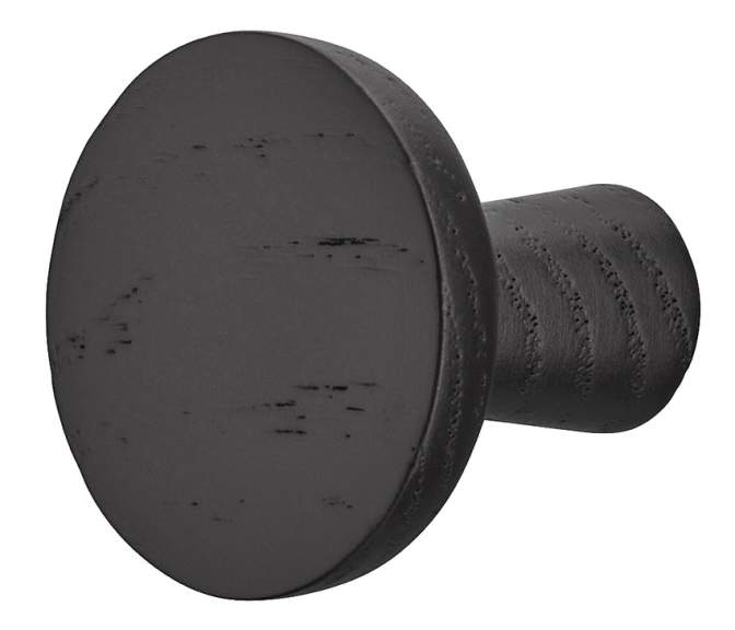 Ручка-кнопка Häfele Déco дуб, моріння чорним кольором 32 x 31.5 мм 10671541