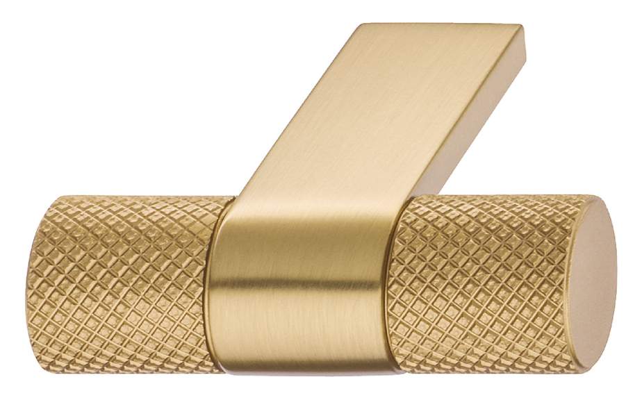 Ручка-кнопка Häfele Déco золотистий браш 44 x 39 мм 10671072