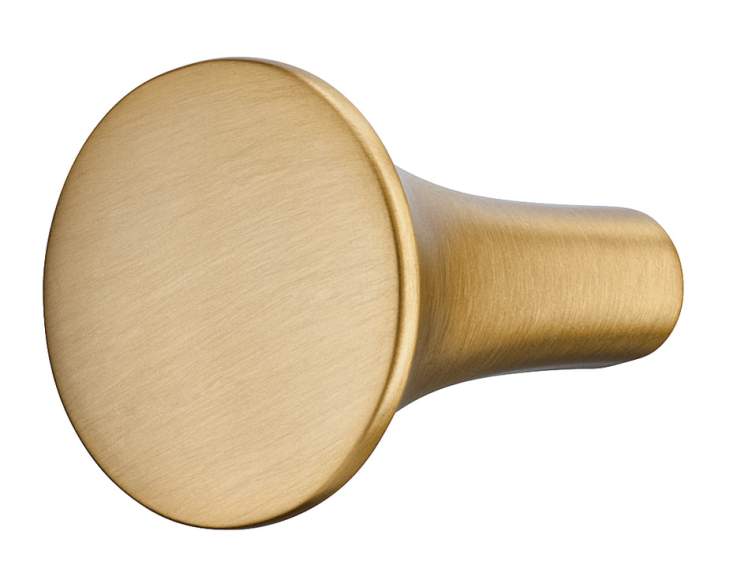 Ручка-кнопка Häfele Déco золотистий браш 26 x 31 мм 10671132