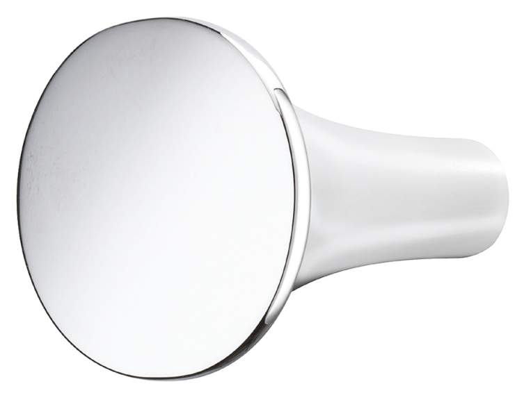 Ручка-кнопка Häfele Déco хром полированный 26 x 31 мм 10671134