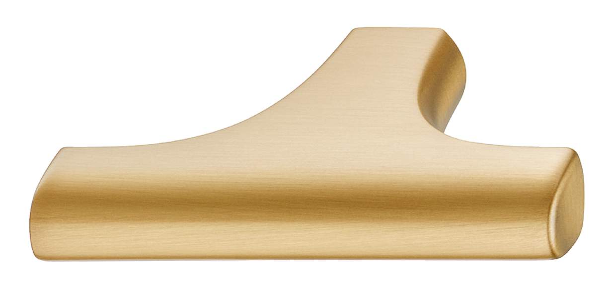 Ручка-кнопка Häfele Déco золотистый брашированный 47 x 33 мм 10671182