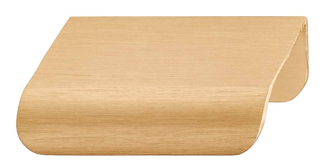 Ручка мебельная планка Häfele Déco золотистый брашированный 84 x 42.5 /64 мм 10671251