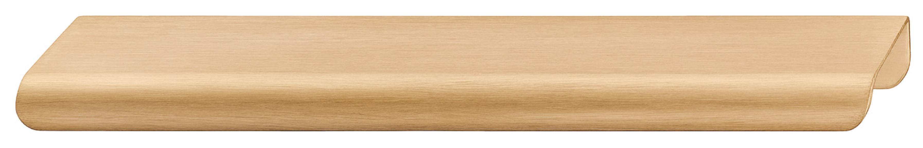 Ручка меблева планка Häfele Déco золотистий браш 212 x 42.5 /192 мм 10671254