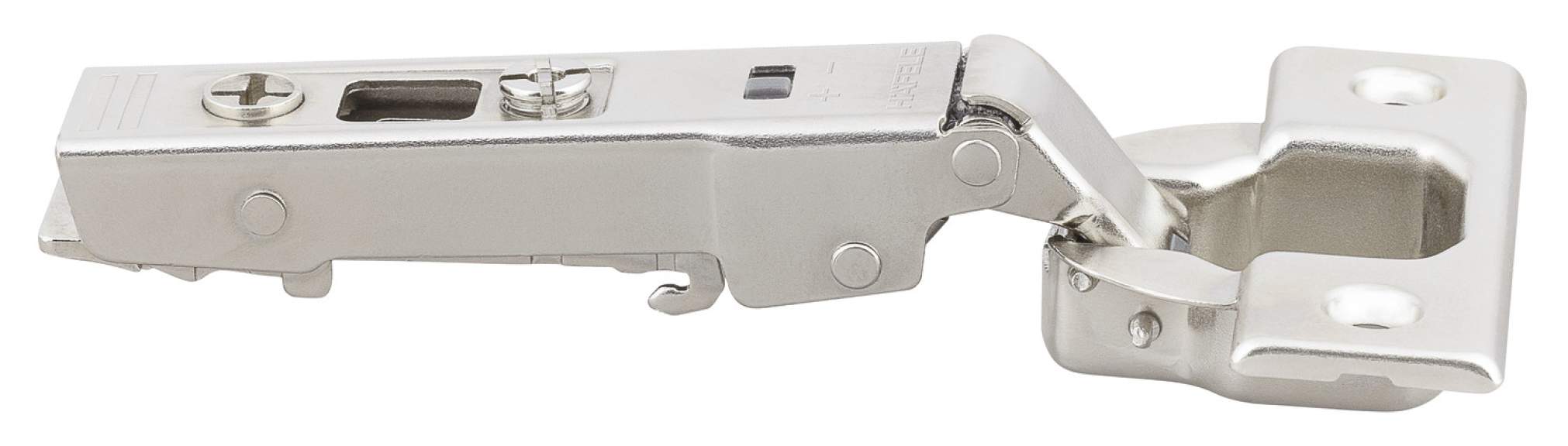 Петля накладна Hafele Metalla 540 SM 110° 45/9.5 нікельована з доводчиком 31105000