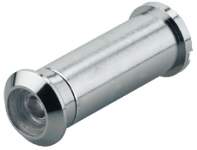 Глазок для дверей 160 ° латунь хромированная 12 мм для толщины двери до 52 мм