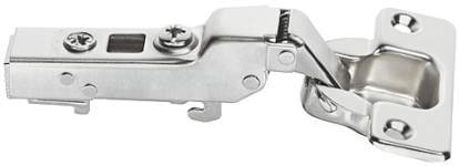 Петля METALLA SM PUSH 110° полунакладная сталь никелированная 45 x 9.5 под шуруп