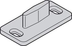 Нижній направляючий шип для Slido D-Line11 пластик чорний 94042034