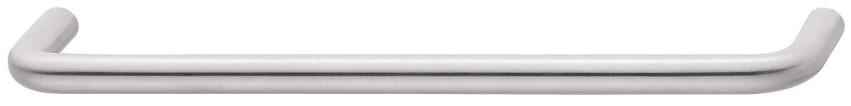 Мебельная ручка скоба сталь 138 х 35 мм серебряный матовый