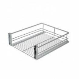 Корзина стальная хромированная 403х491х165 мм