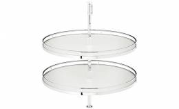 Поворотная фурнитура полного цикла ARENA Classic хромированая белая 900 мм