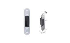 Ответная планка к механическому замку 82x22x1 мм сталь хром матовый 91138667