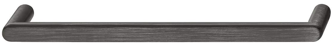 Мебельная ручка скоба цамак 140 х 26мм черный матовый