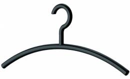 Вішак для одягу з гачком чорний 450 мм 80456190