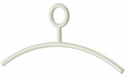 Вішак для одягу з кільцем світло-сірий 450 мм 80457197