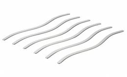 Набір захисних профілів вигнутих нержавіюча сталь 6шт. 400 мм 80890062