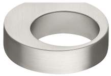 Мебельная ручка кнопка цамак 56 х 50 мм никелированный матовый