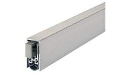 Ущільнювач висувний для дверей алюміній силікон сірий 583мм одностороннє спрацьовування 95005550