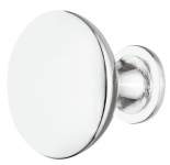 Меблева ручка кнопка цамак 30 x 28 мм хромований полірований 15501815