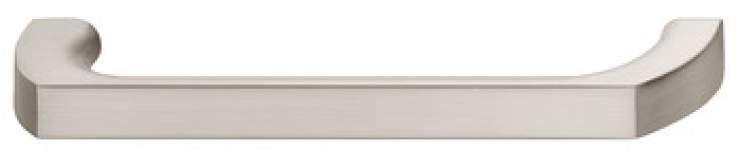 Мебельная ручка скоба цамак 142 x 28 мм никелированный матовый