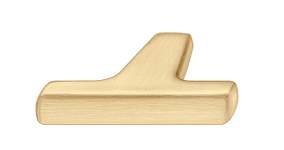 Ручка-кнопка Häfele Déco золотистый брашированный 47 x 32 мм 10670472