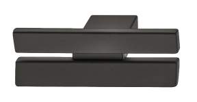 Ручка-кнопка Häfele Déco чёрный матовый 60 x 27 мм 10670510