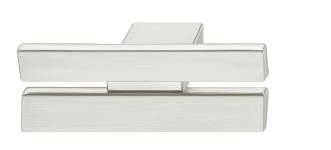 Ручка-кнопка Häfele Déco никель брашированный 60 x 27 мм 10670511