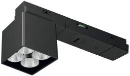Світильник Hafele Lighting OneCable Spot 4 TT Connect 24В 5Вт 80° 2700-5000К 450лм чорний 39х39х39 мм 83368323