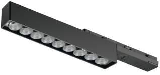 Світильник Hafele Lighting OneCable Spot 9 linear 24В 16Вт 40° 2700-5000К 1100лм чорний 176х23х31 мм 83368329