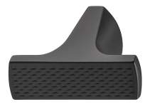 Ручка-кнопка Häfele Déco чёрный матовый 41 x 26 мм 10671320