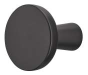 Ручка-кнопка Häfele Déco чорний матовий 31.5 x 31.5 мм 10671370