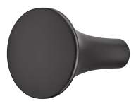 Ручка-кнопка Häfele Déco чорний матовий 26 x 31 мм 10671130