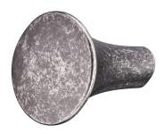 Ручка-кнопка Häfele Déco античне олово (п'ютер) 26 x 31 мм 10671133