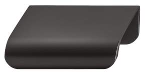 Ручка меблева планка Häfele Déco чорний матовий 84 x 42.5 /64 мм 10671231