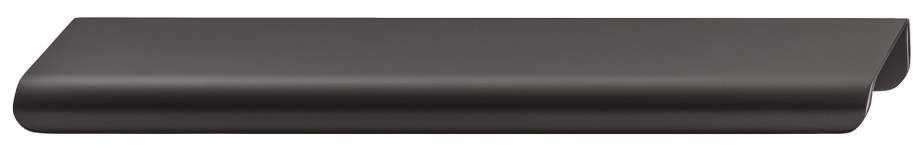 Ручка меблева планка Häfele Déco чорний матовий 340 x 42.5 /320 мм 10671235